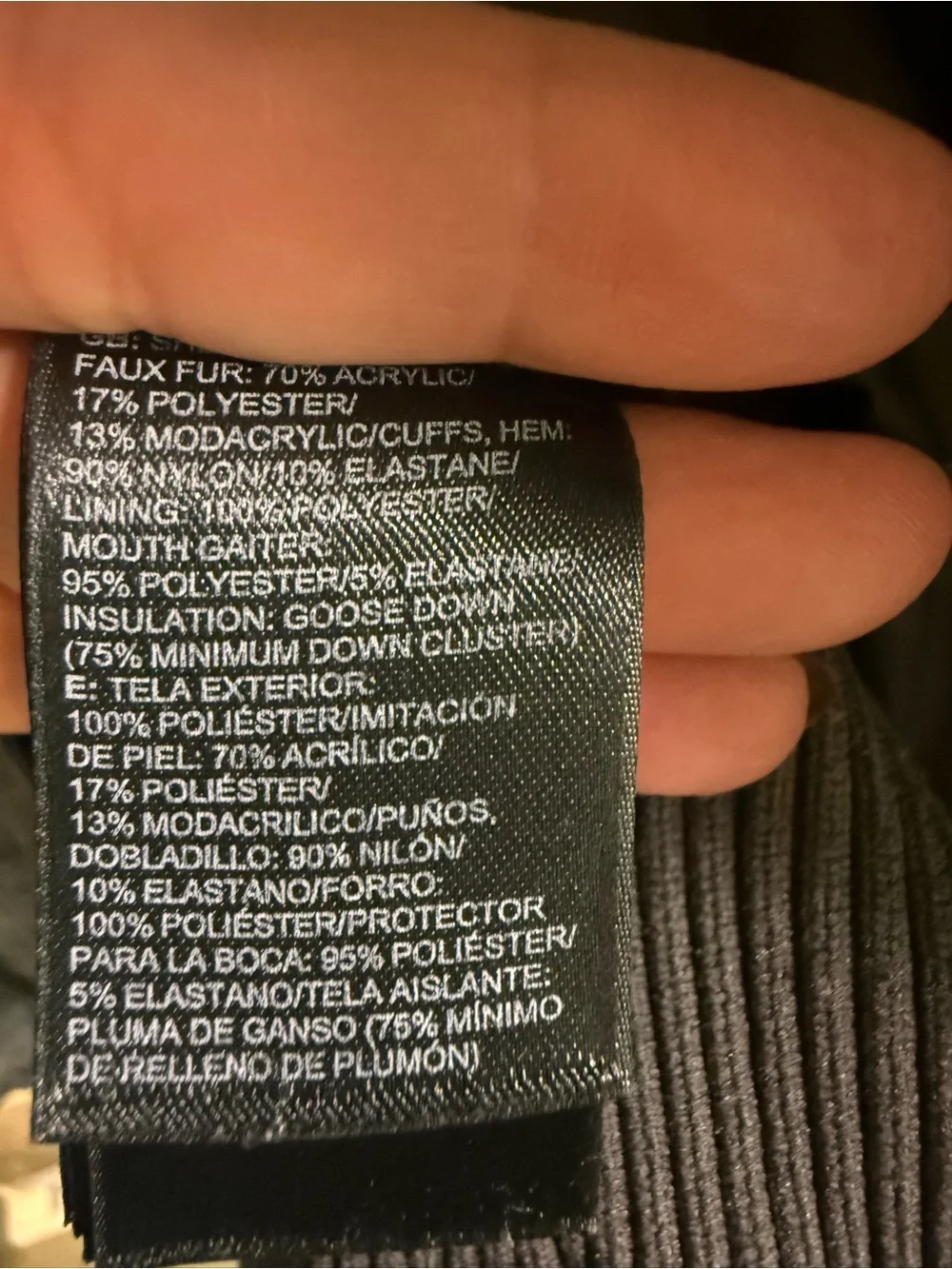 The North Face warm insulated
